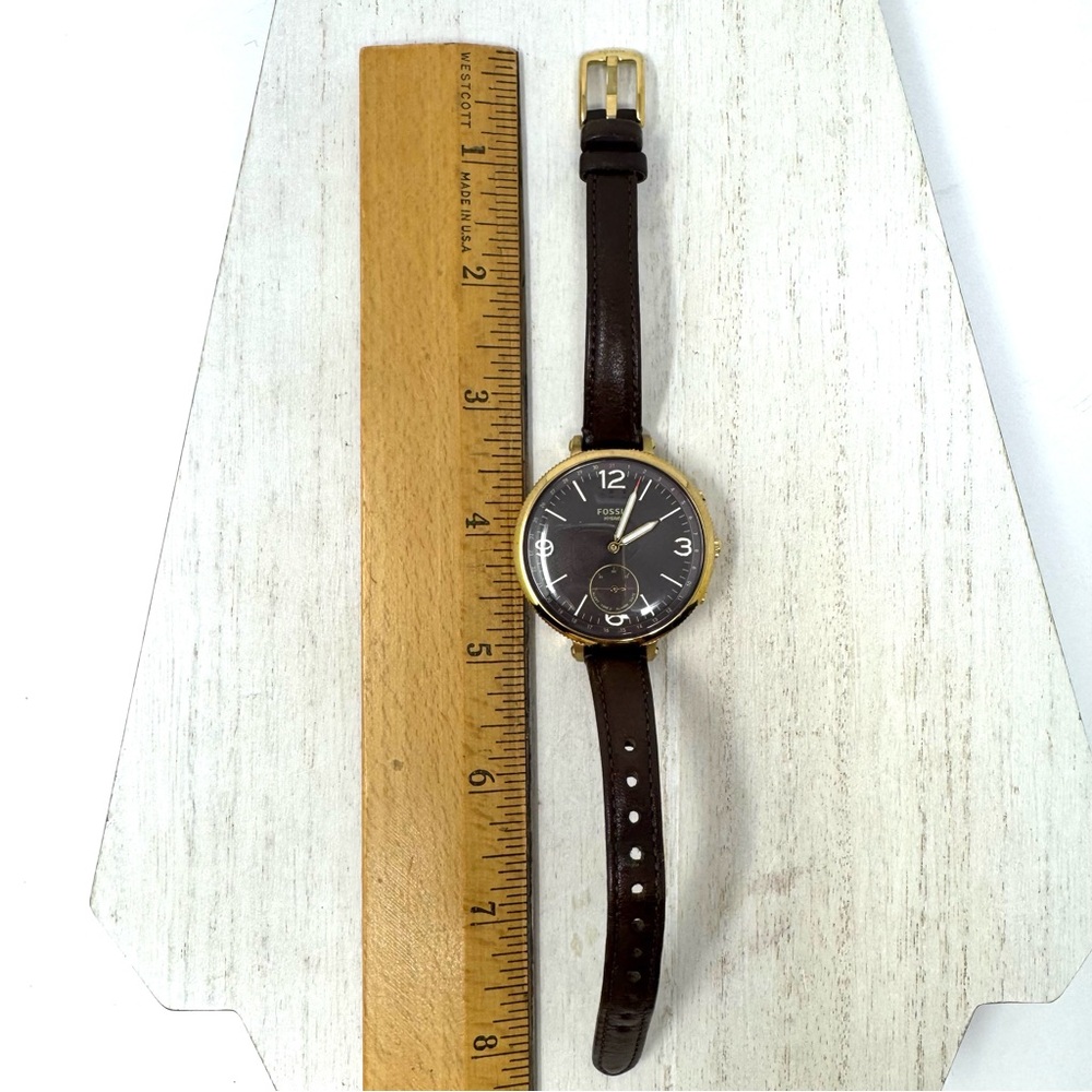 FOSSIL Hybrid watch, leather Fossil watch band - Picture 13 of 13